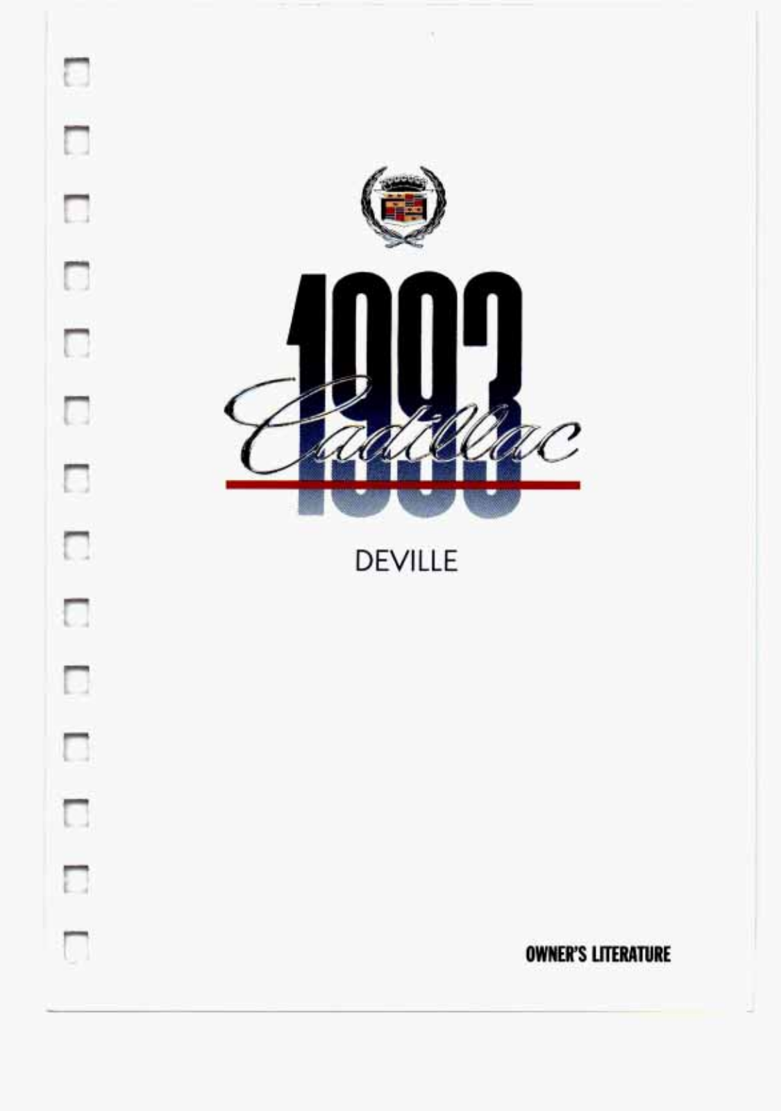 Cadillac Deville 1993 Owner's Manual