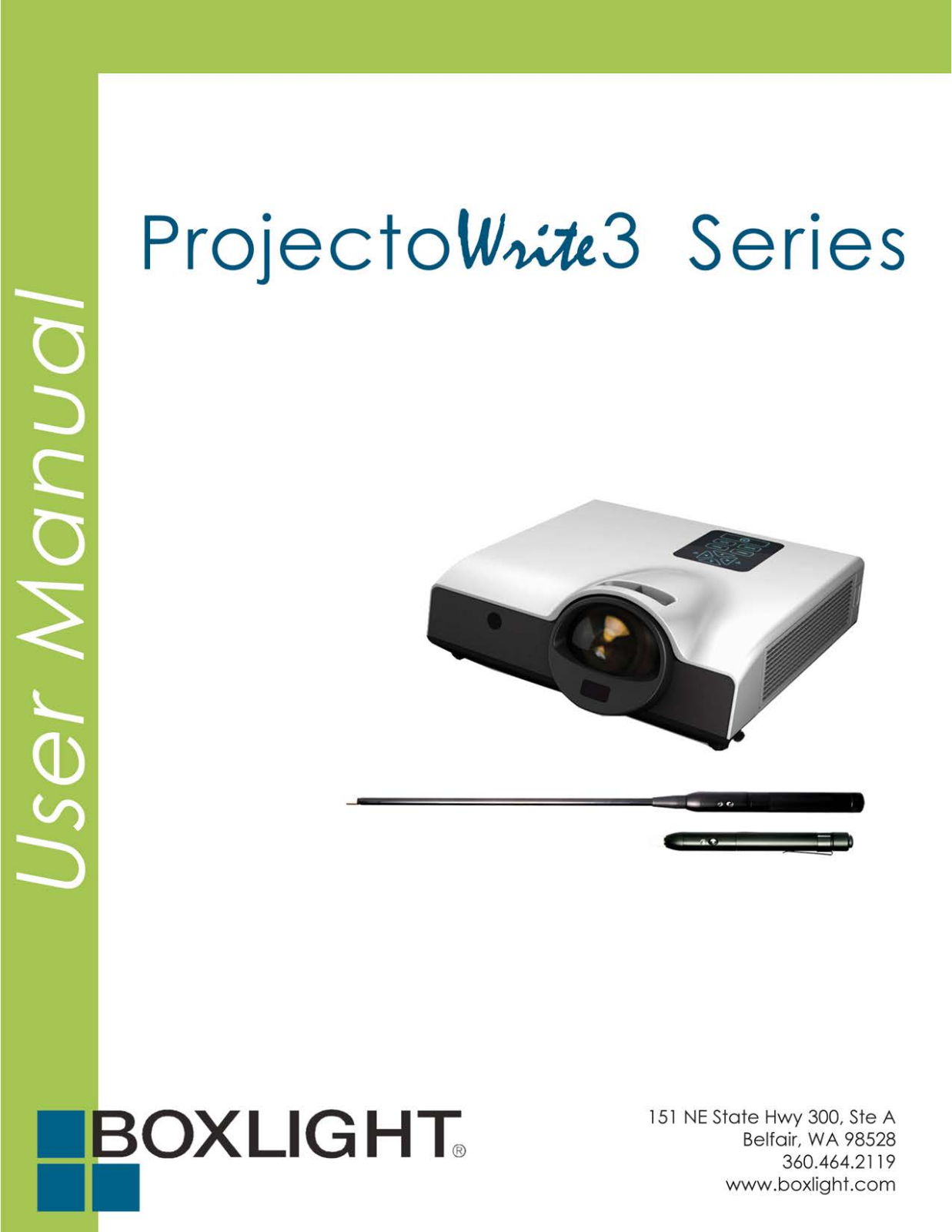 Boxlight WX25NU, WX30N, X25NU, X32N User Manual