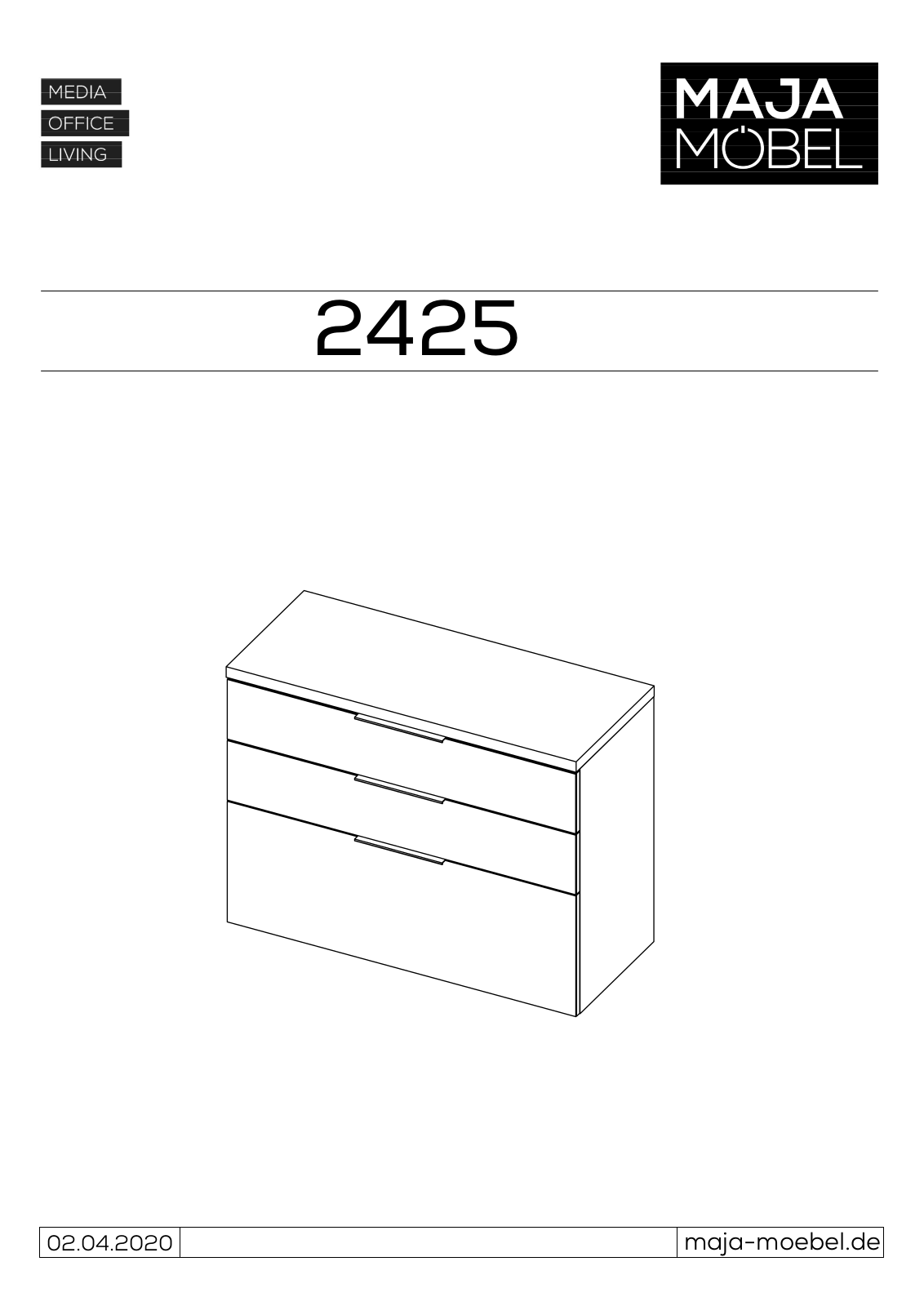 Maja Mobel 2425 Assembly instructions - ManualMachine.com