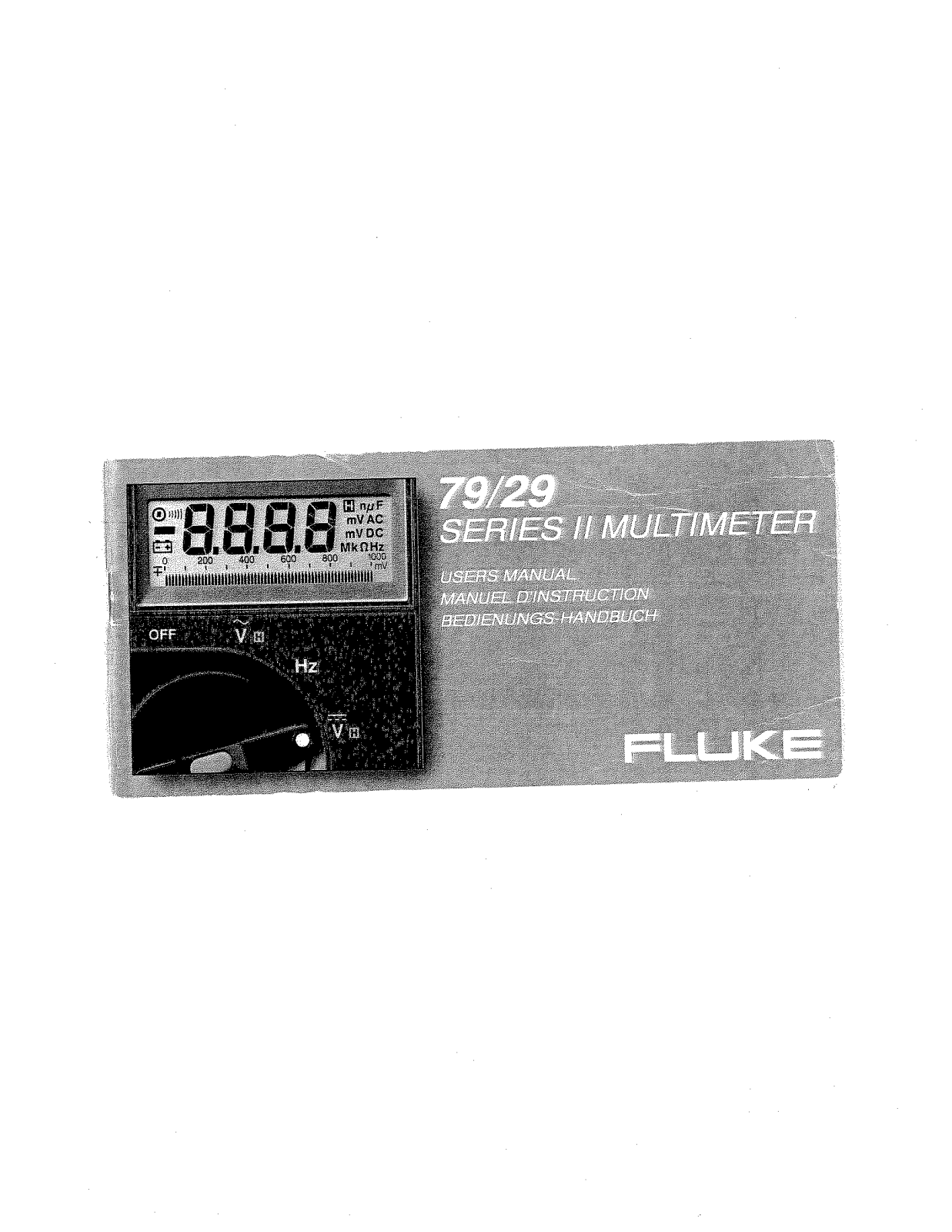 Fluke 29 II, 79 II User Manual