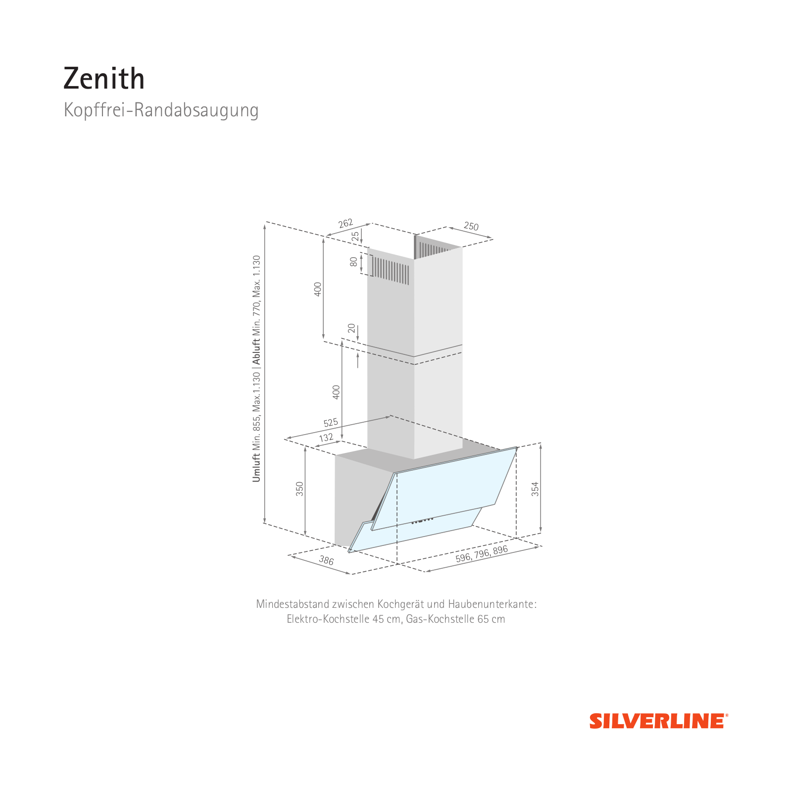 Silverline ZEW 600 W Dimensional drawing