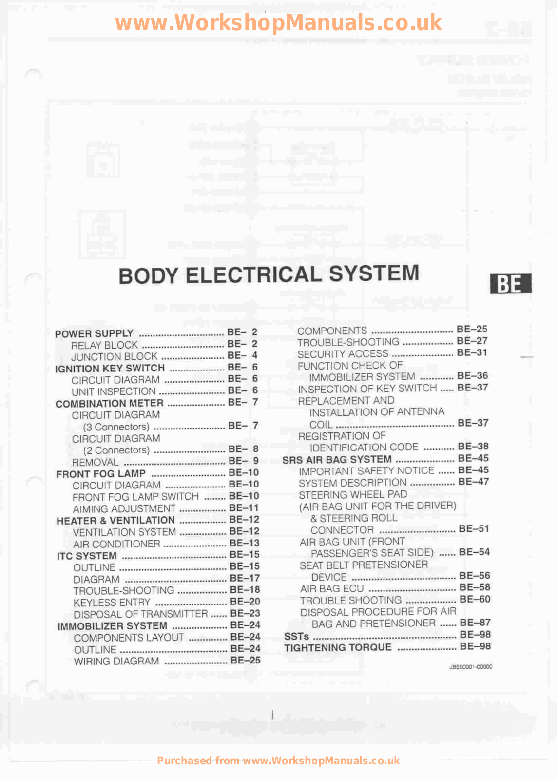 DAIHATSU Terios User Manual