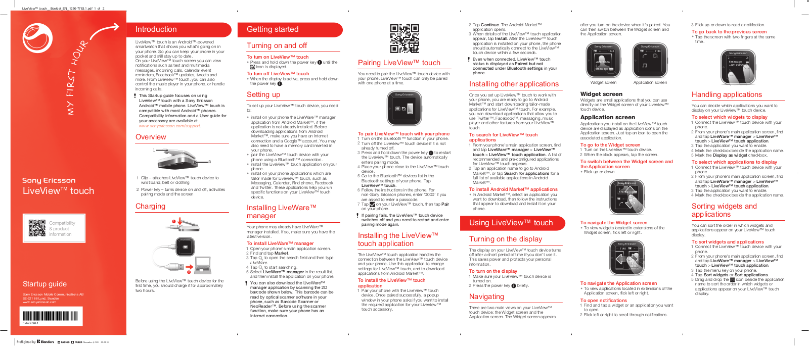 Sony DGA 4002 User Guide