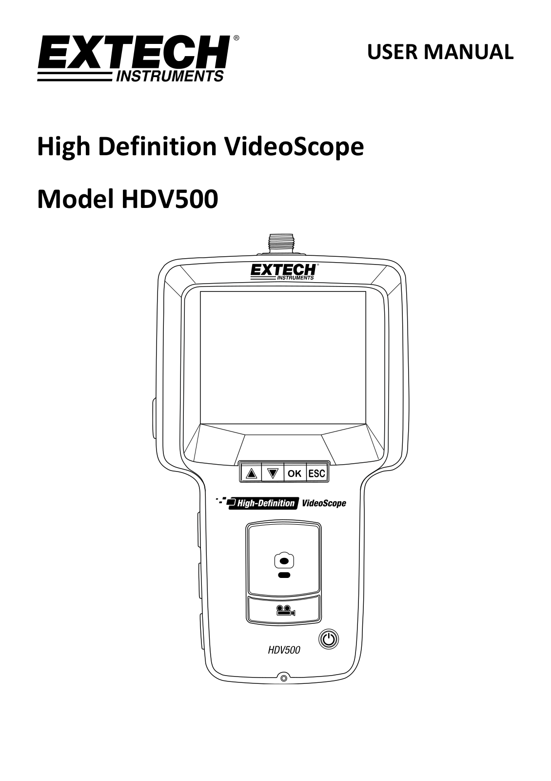 Extech HDV540 Operating Manual