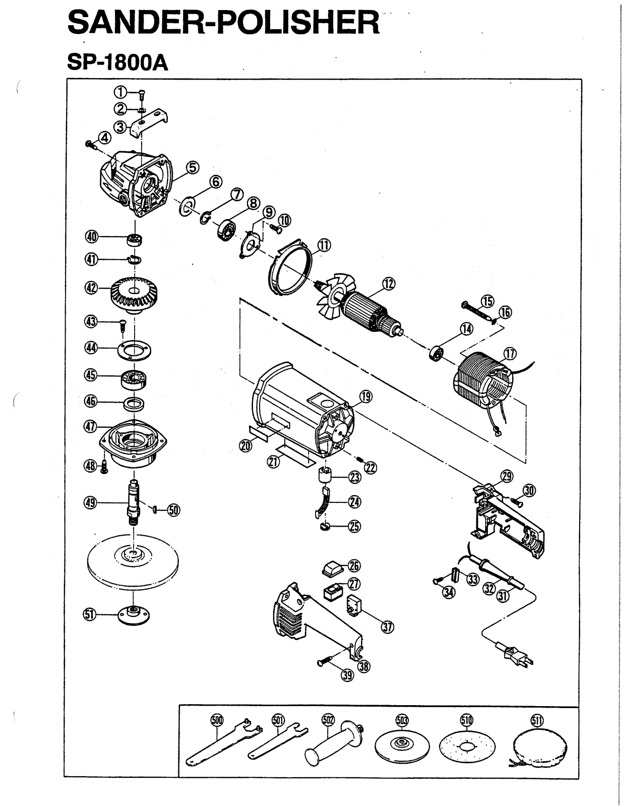 Ryobi SP1800A User Manual