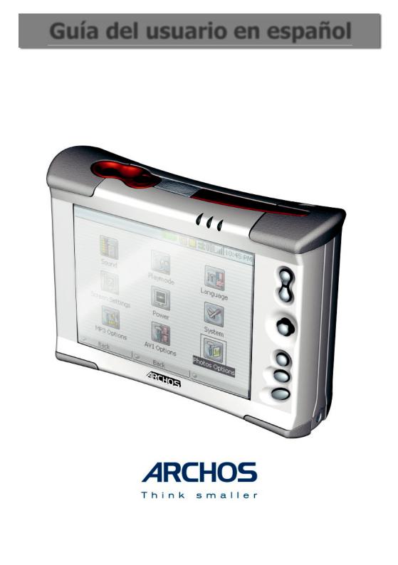 Archos AV300 User Manual