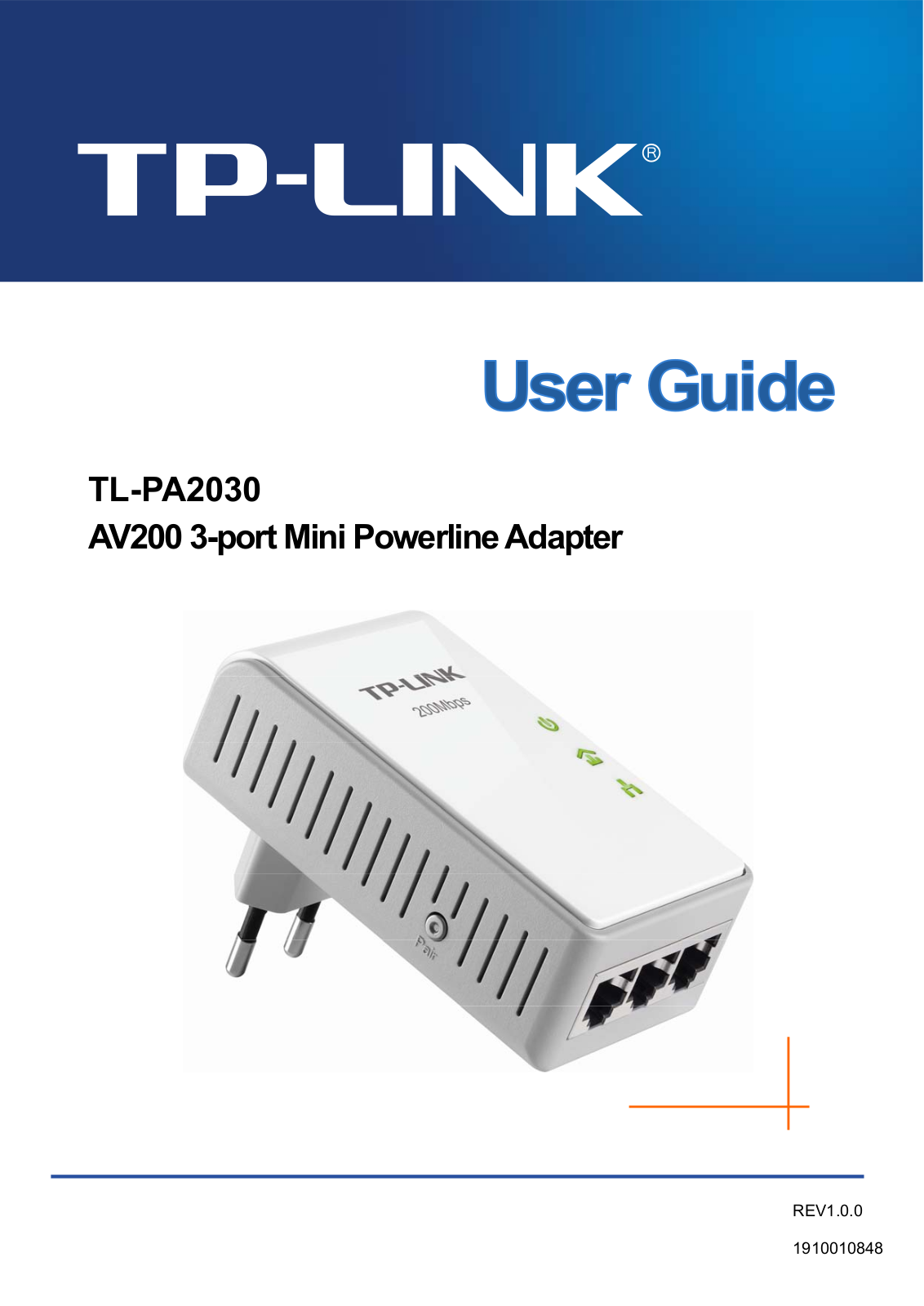 TP-Link TL-PA2030 User Manual