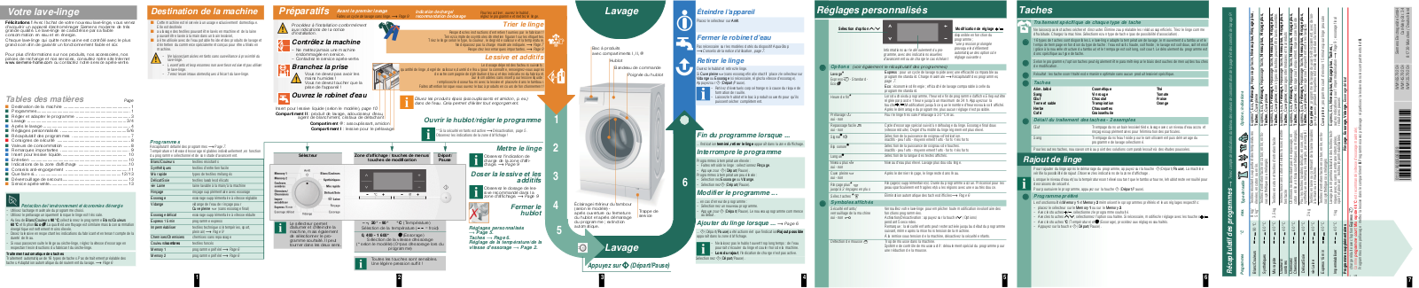 SIEMENS WM16S792 User Manual