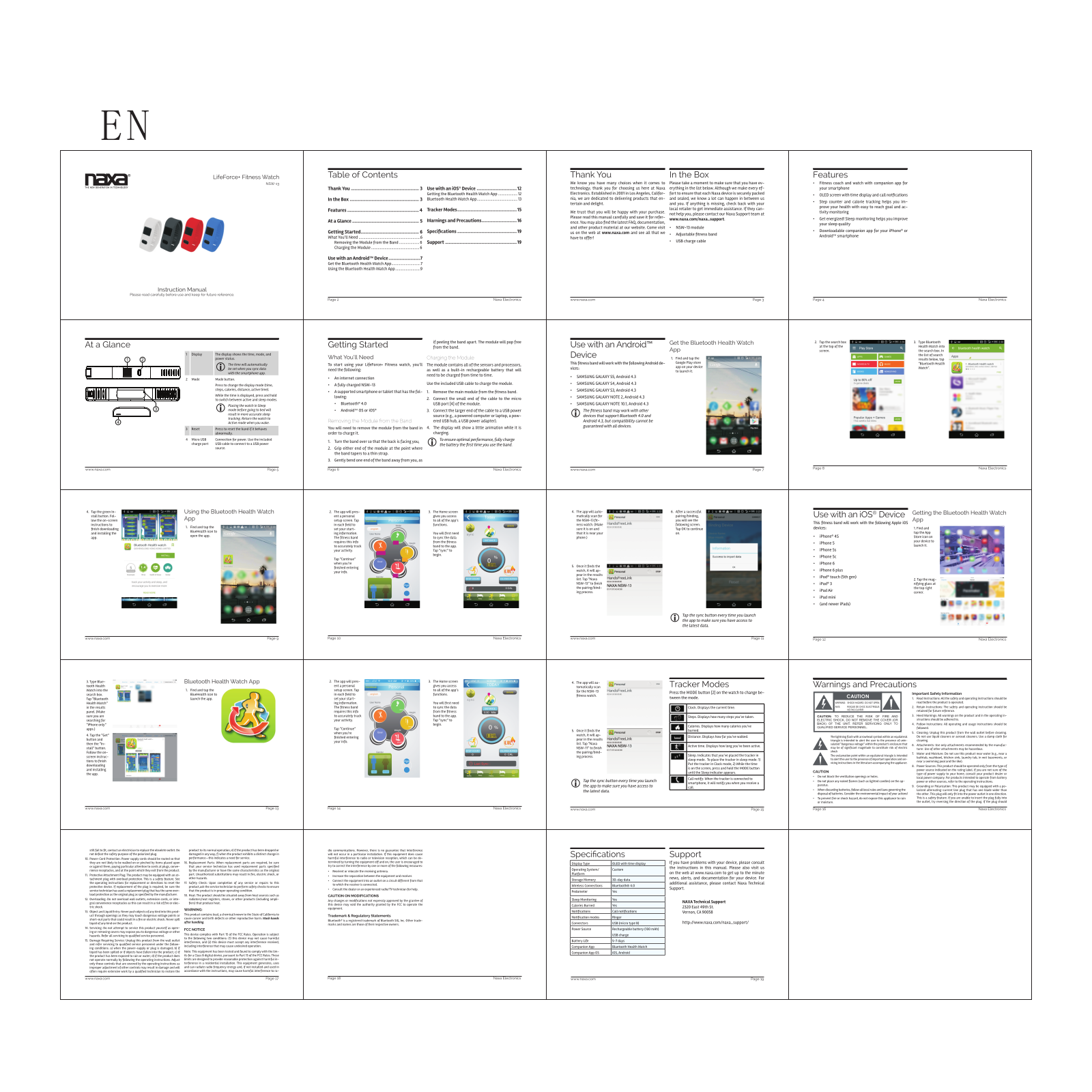 Naxa NSW-13 User Guide