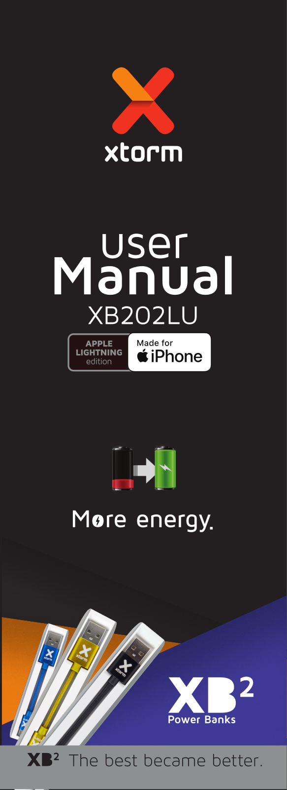 Xtorm by A-Solar XB202LU User manual