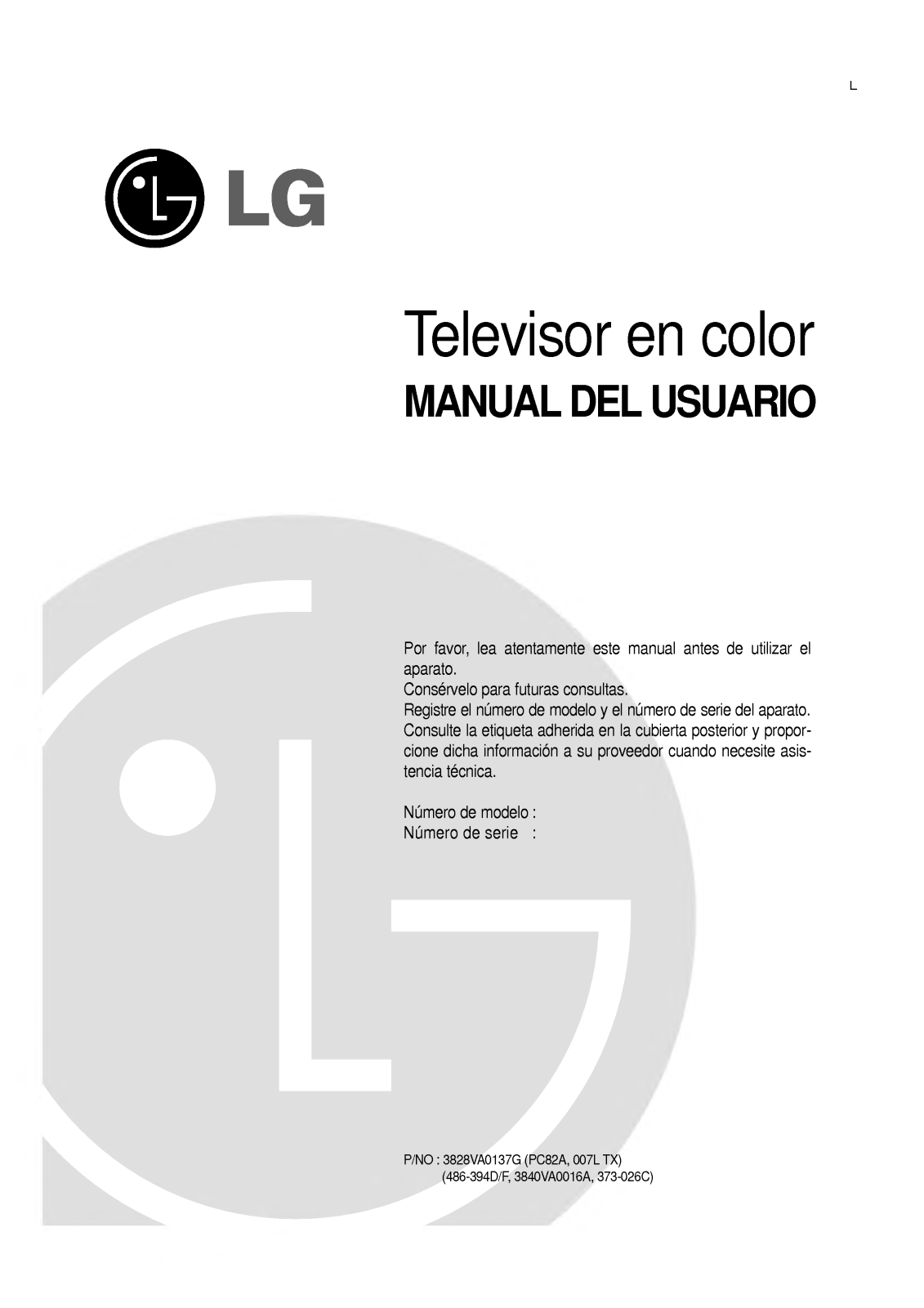 Lg WF-32A22DI User Manual