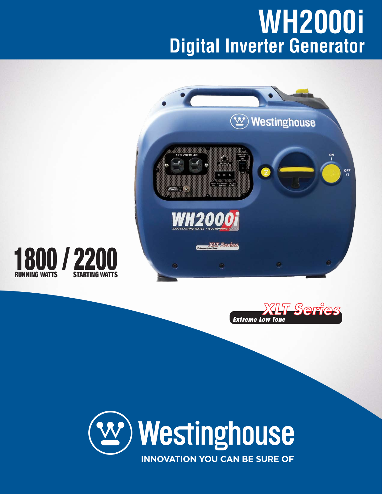 Westinghouse WH2000i Specification