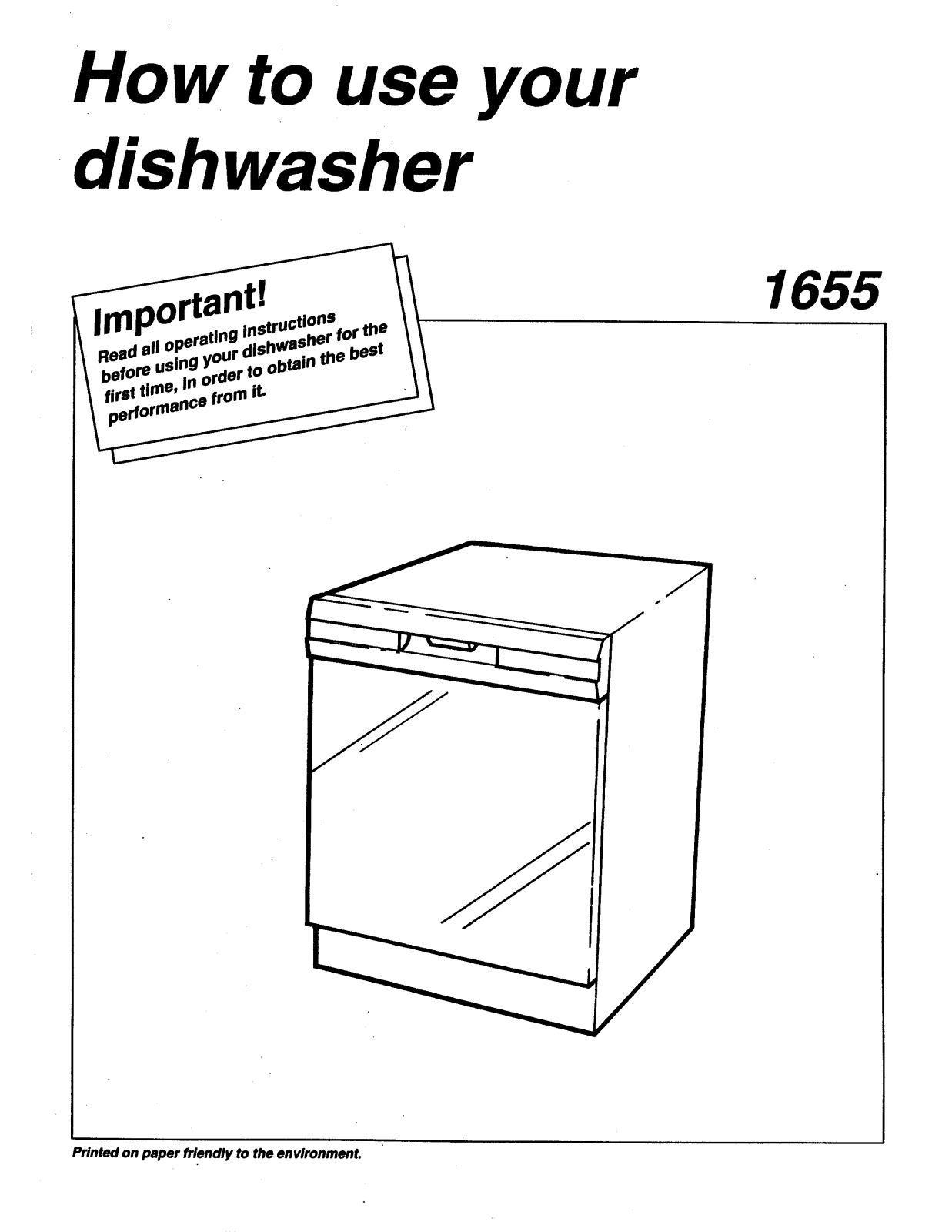 Asko 1655 User Manual