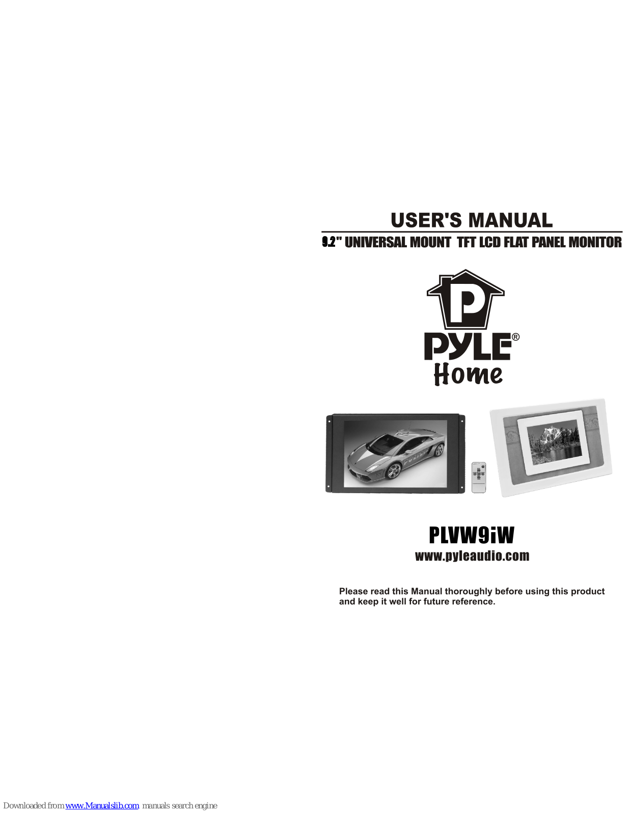 Pyle PLVW9iW User Manual - ManualMachine.com