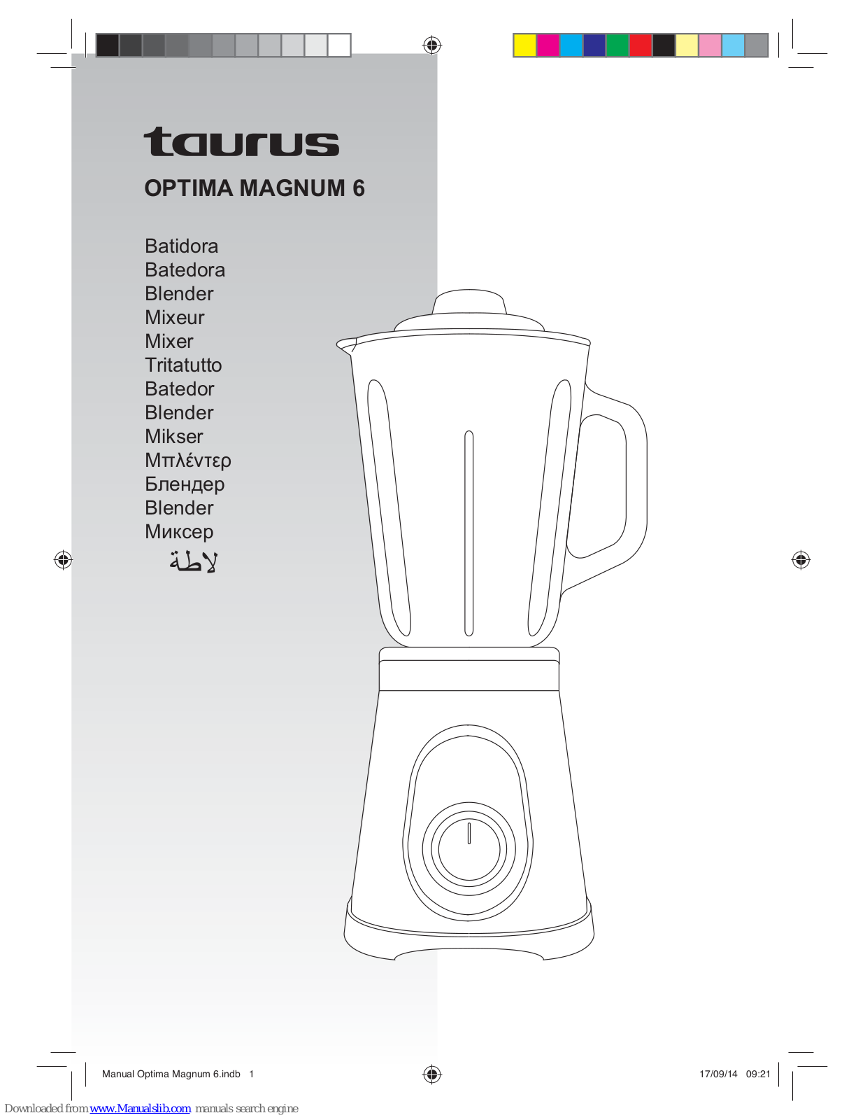 Taurus Optima Magnum 6 User Manual