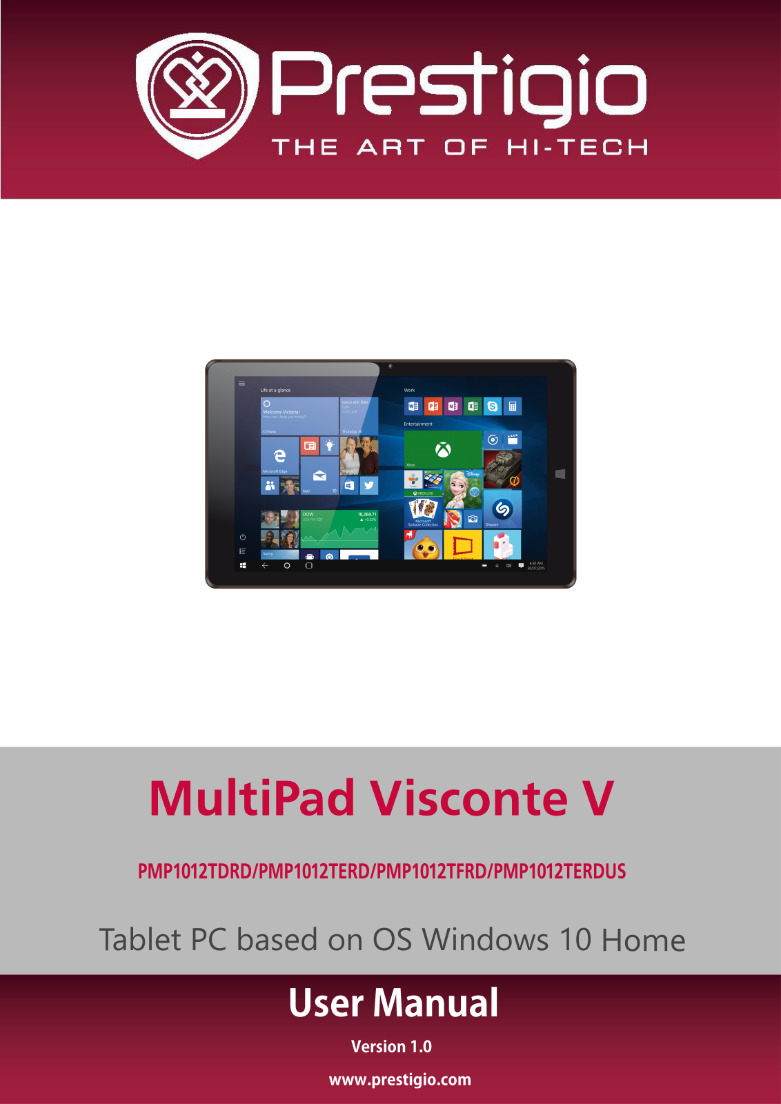 Prestigio MultiPad Visconte V Instruction Manual