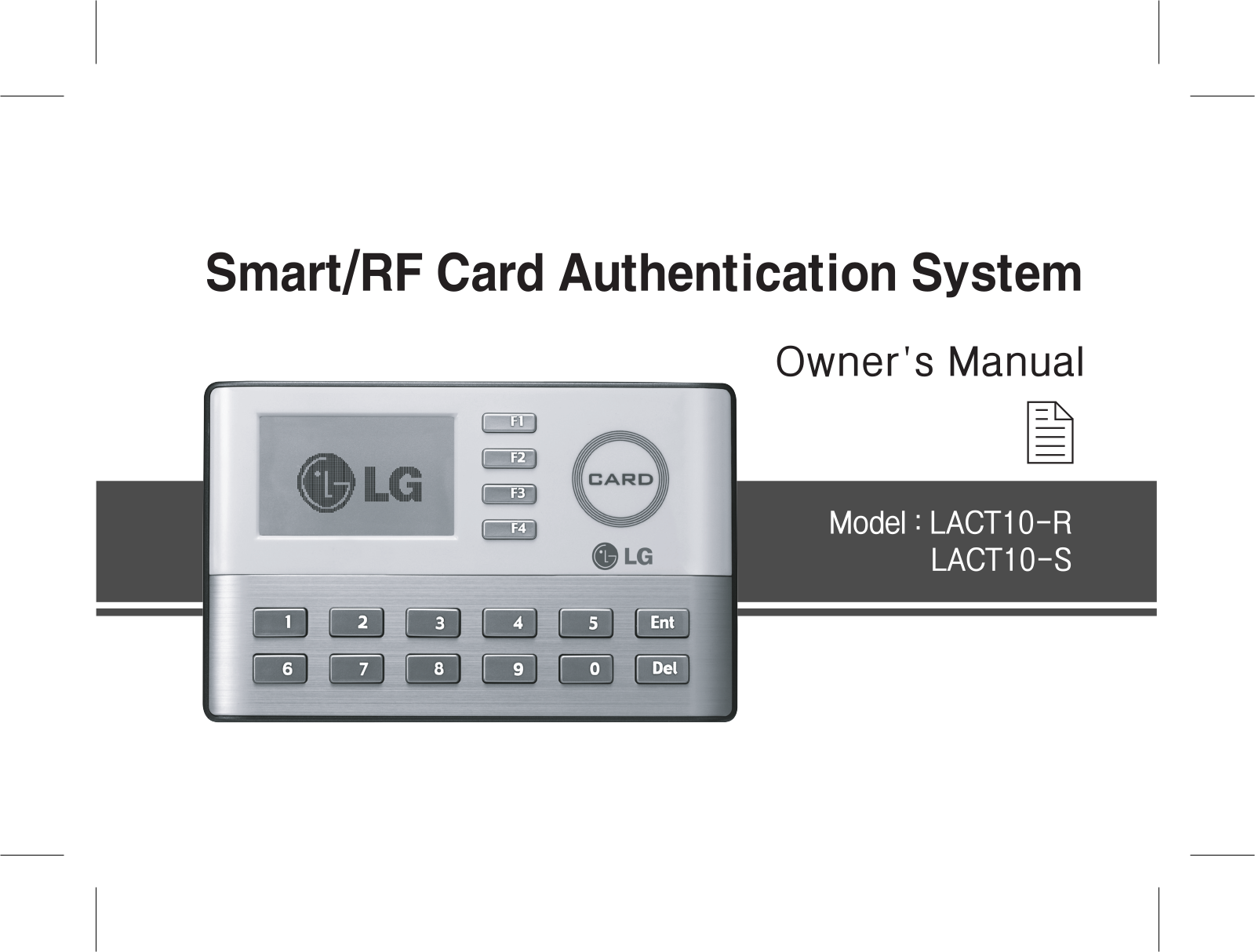 LG LACT10-R Owner’s Manual