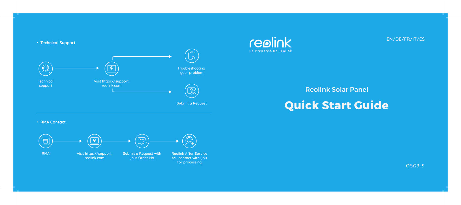 Reolink Solar Panel Quick Start Guide