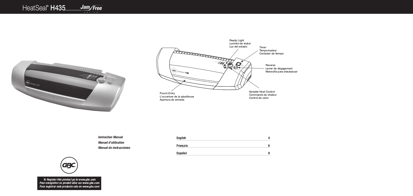 GBC H435 User Manual