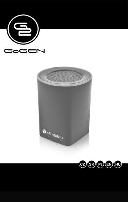 GoGEN GOGBS074B, GOGBS074P, GOGBS074BL User Manual