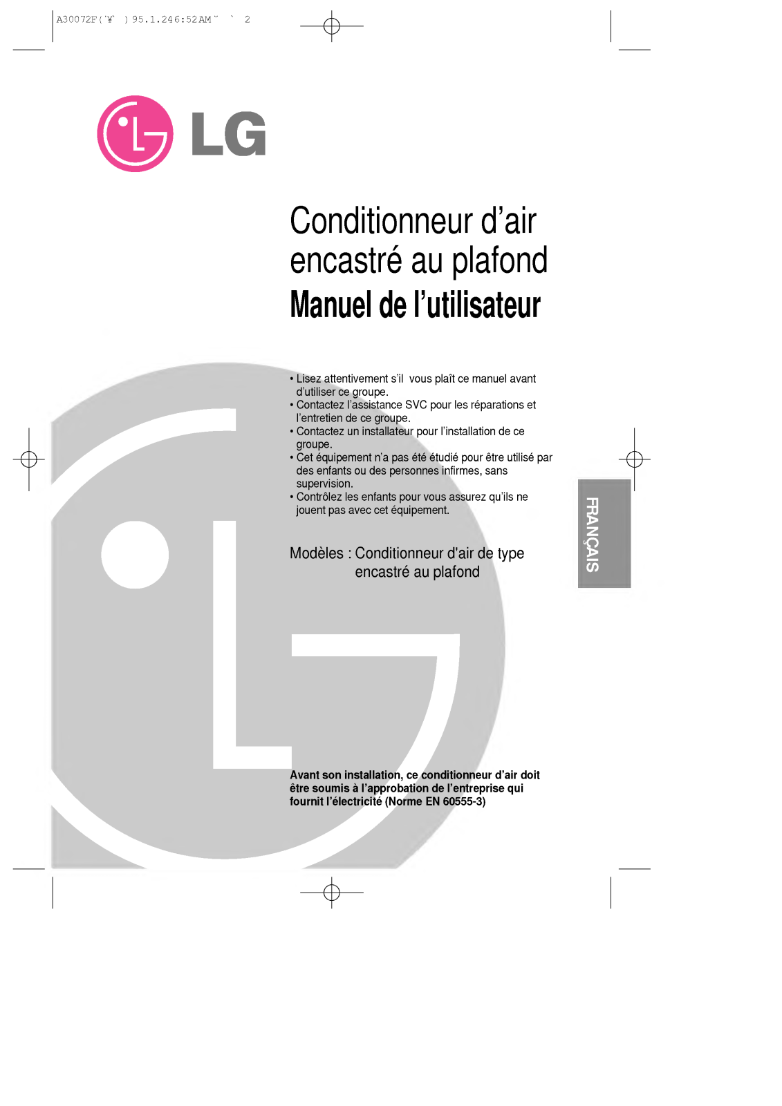 LG LT-B2860CL, LT-B2860HL, LT-B3680CL User Manual