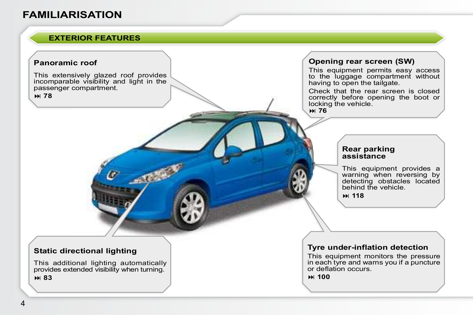 Peugeot 207 Dag                       2007 Owner's Manual