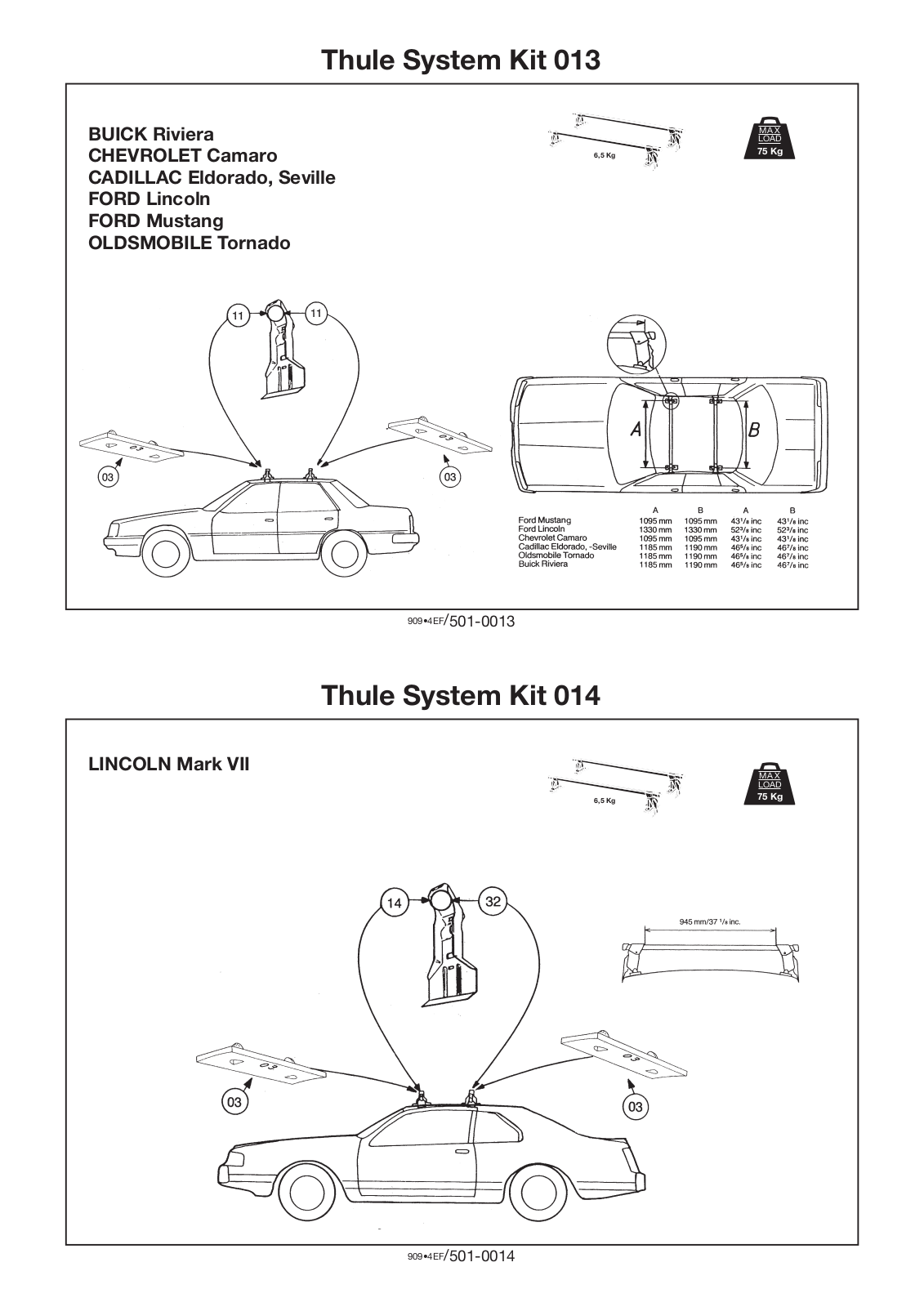 Thule 14, 13 User Manual