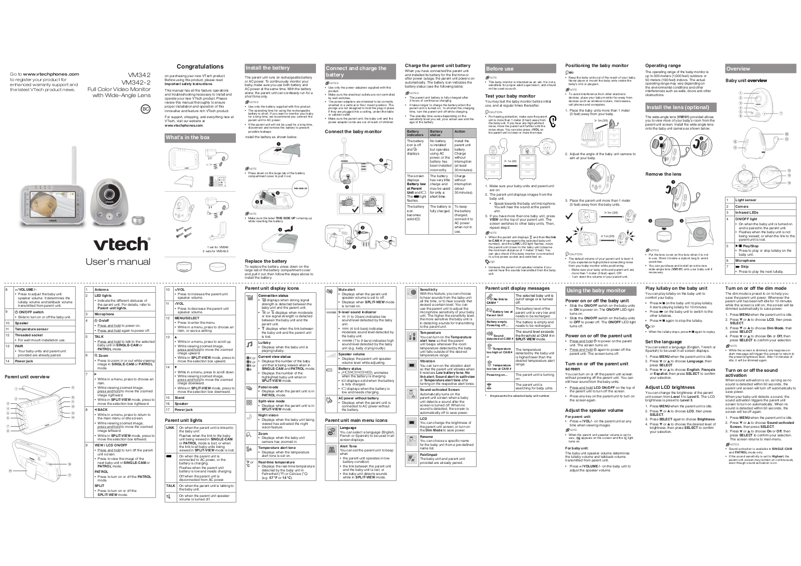 VTech Telecommunications 80 0146 00, 80 0146 01 User Manual