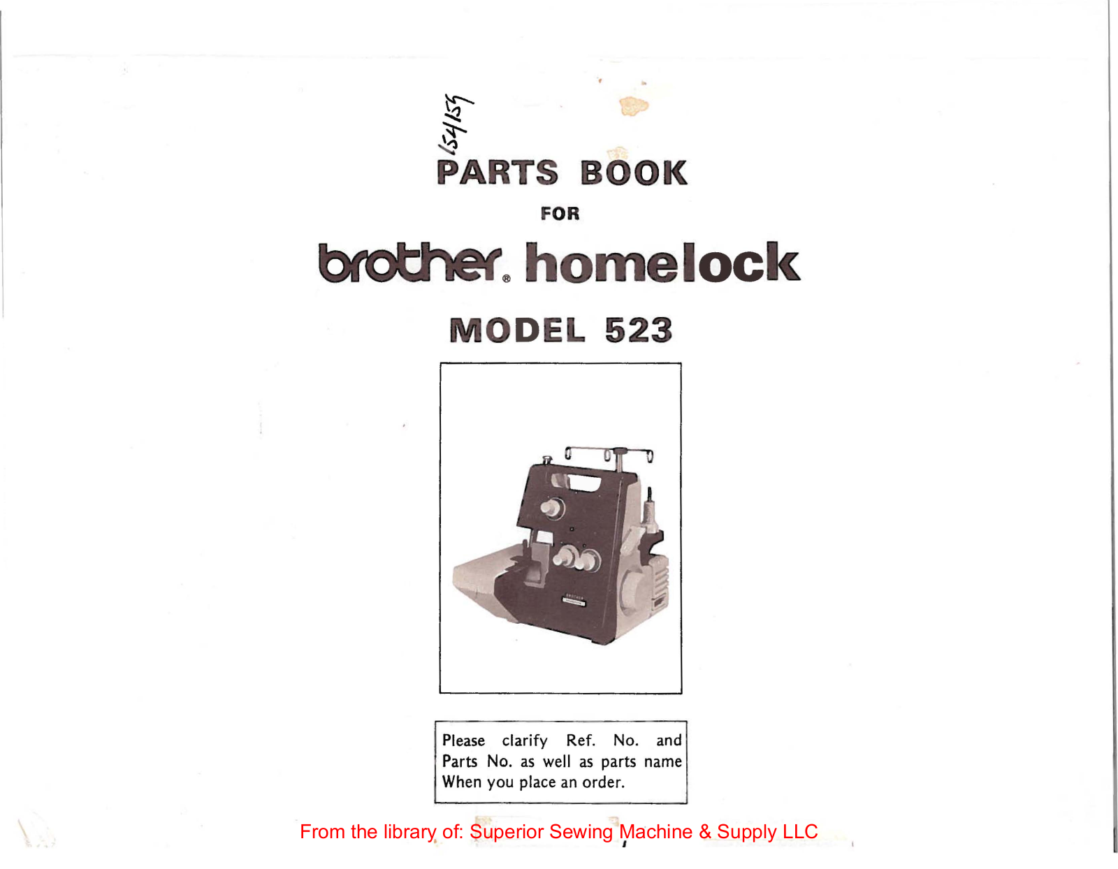 Brother 523 Manual