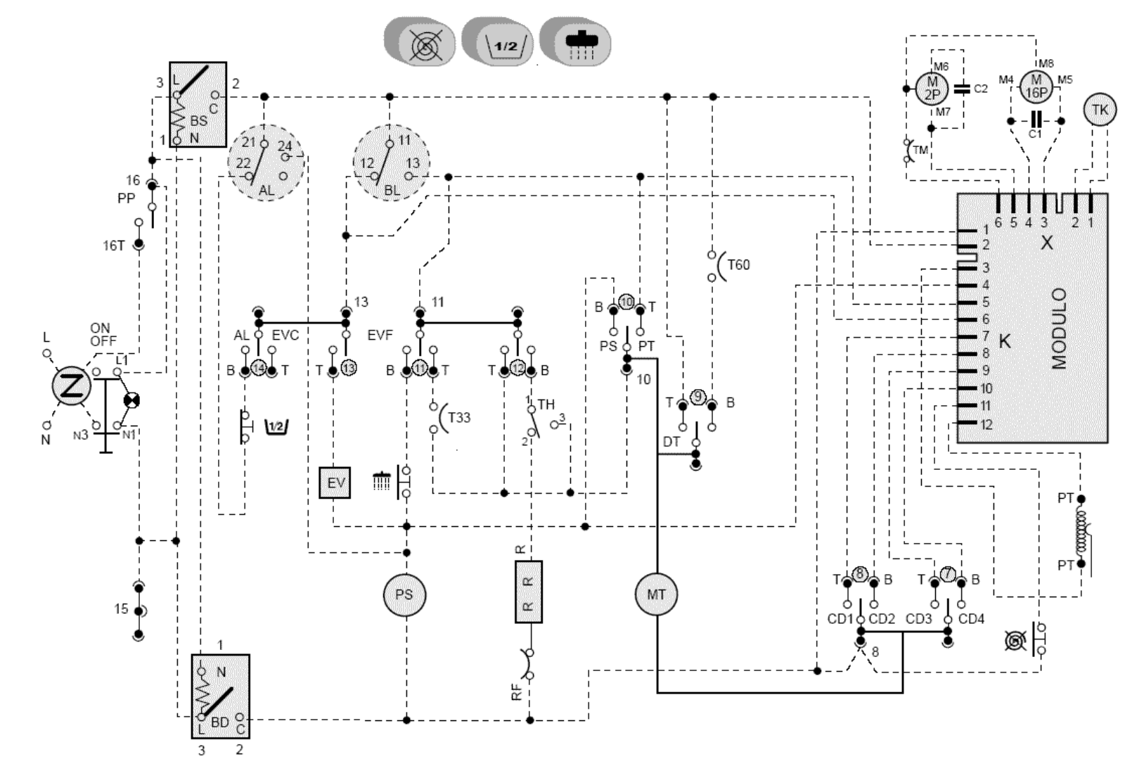 Ardo T60 Schematic