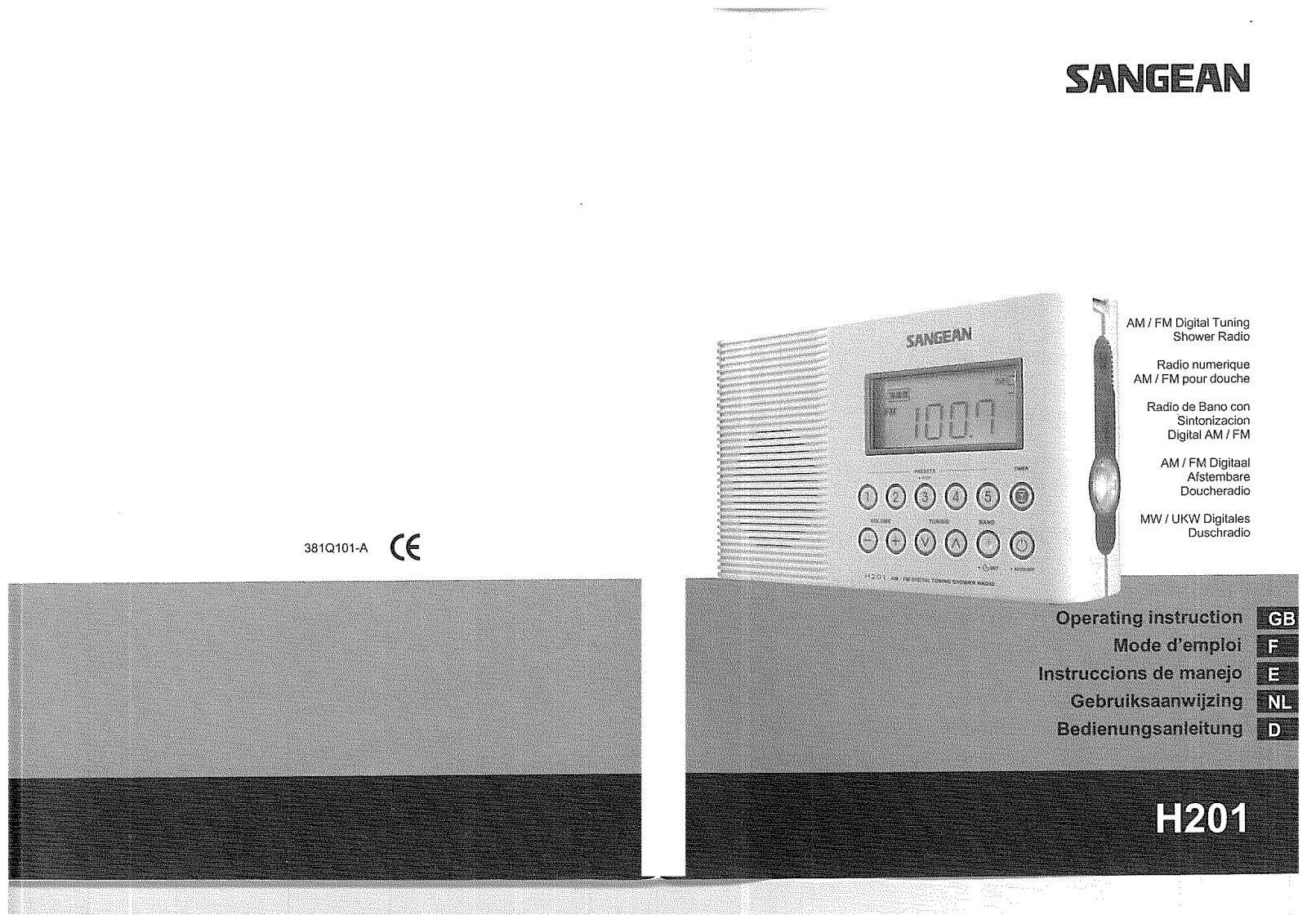 Sangean H201 User guide