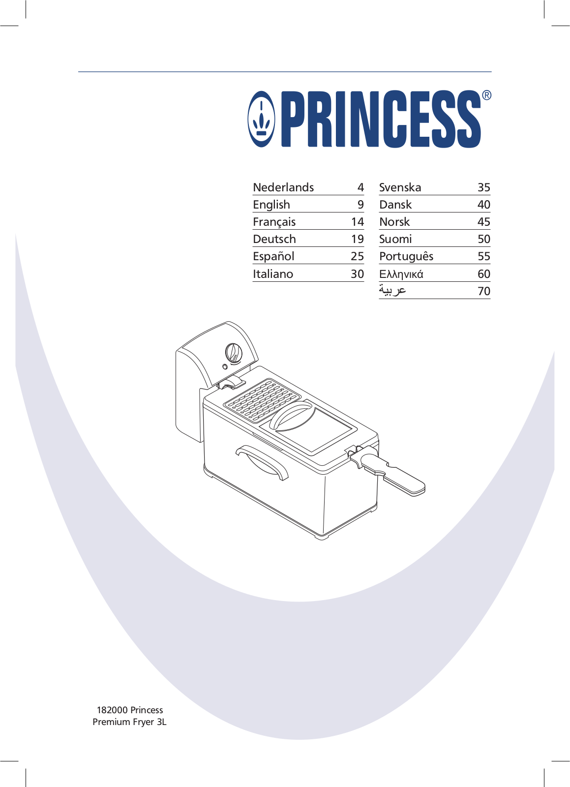 Princess 182000 Premium User Manual