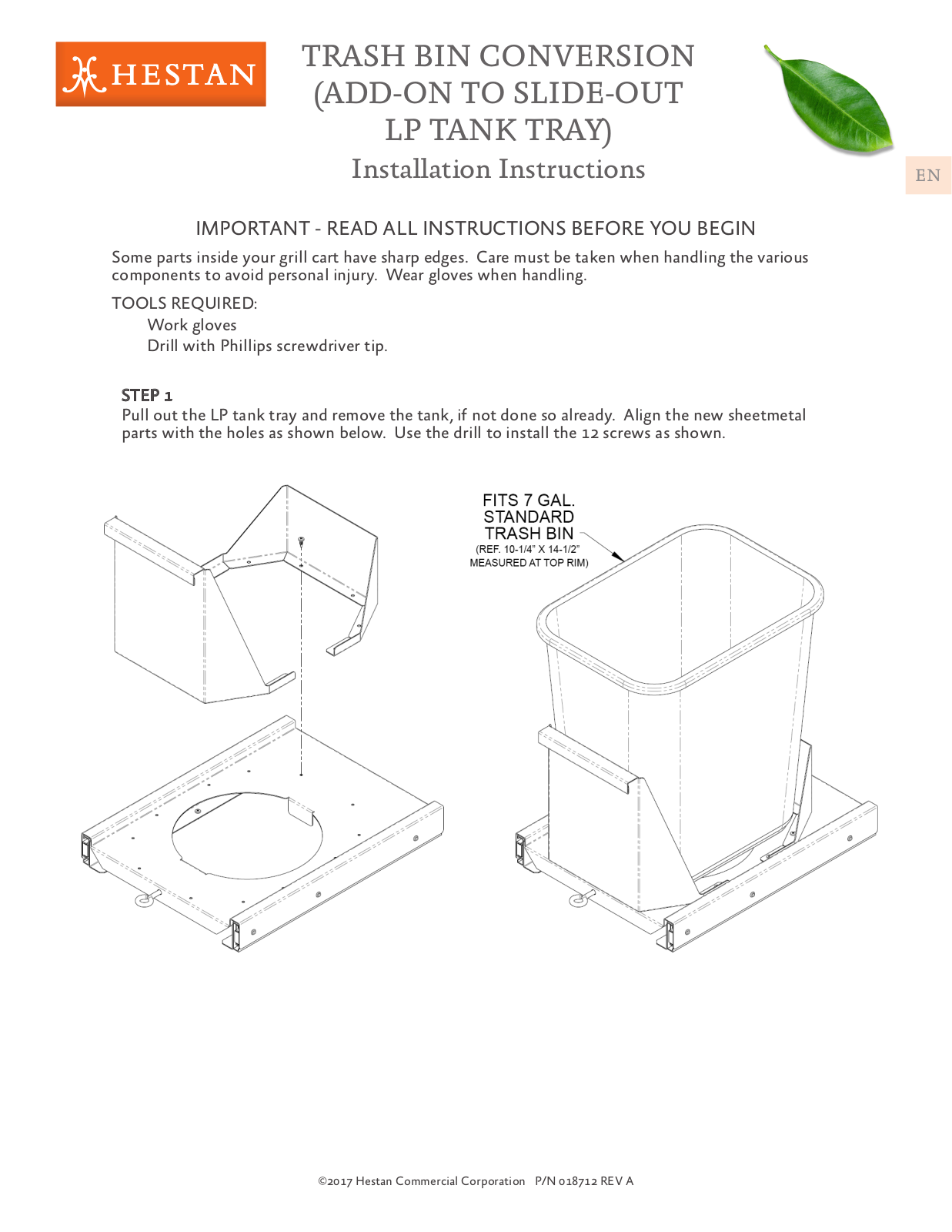 Hestan AGTC Installation manual