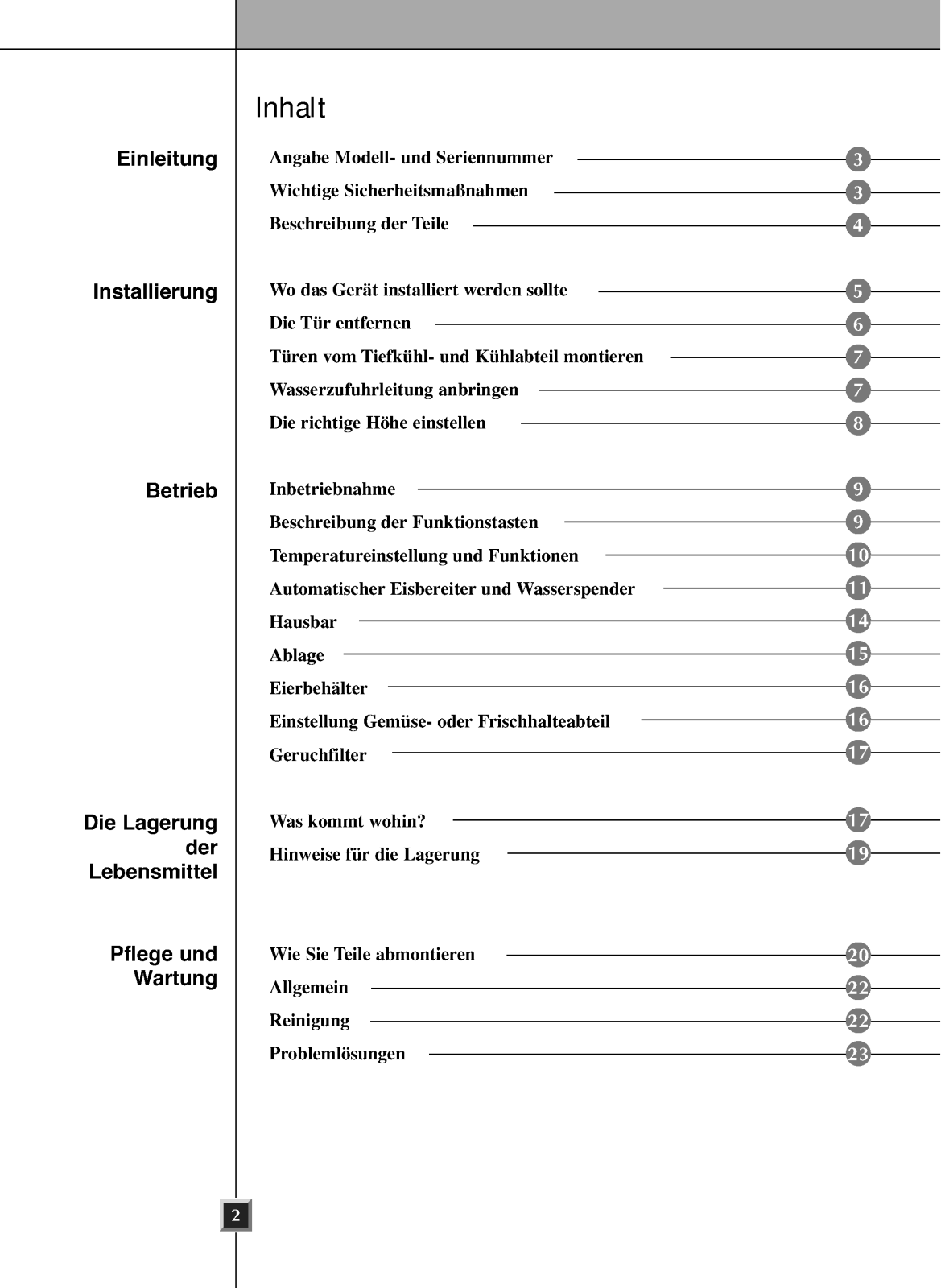 Lg GR-267EJF User Manual