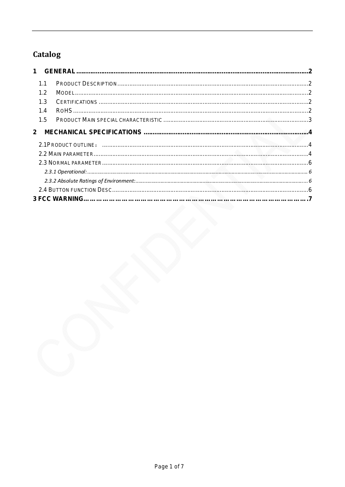 Xiamen Intretech LS0001 Users manual