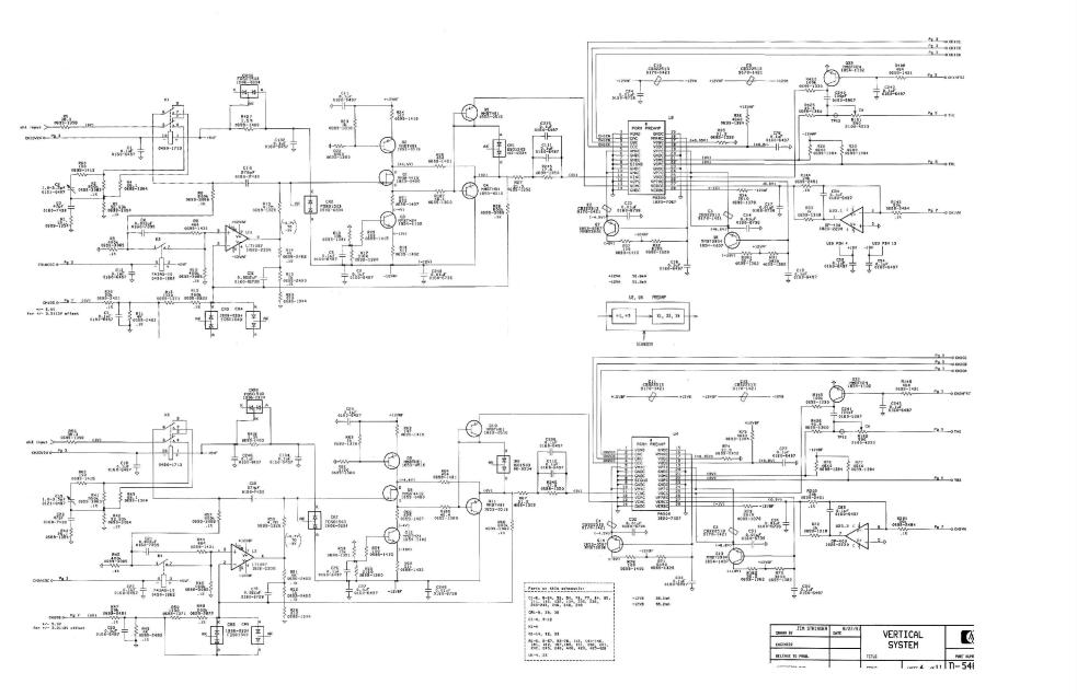 HP 54601a schematic