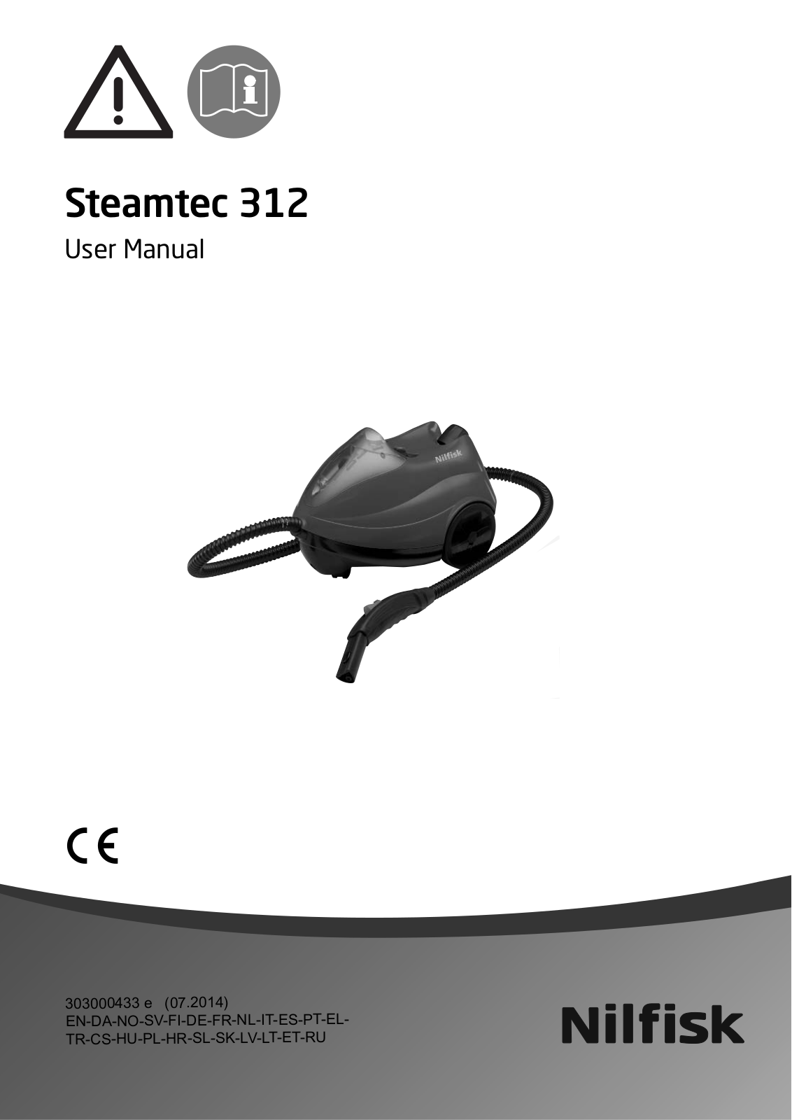 Nilfisk Steamtec 312 User Manual