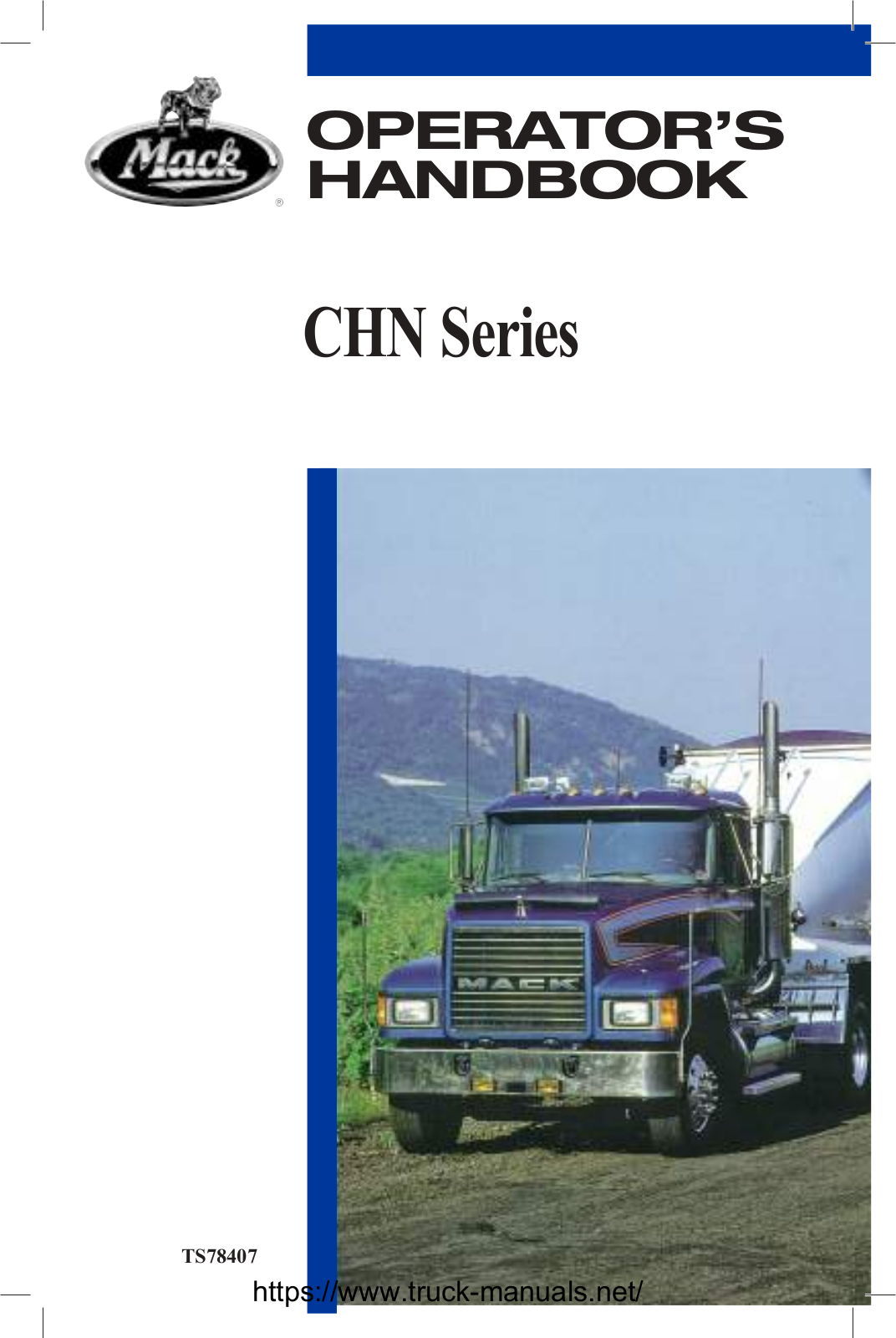 MACK CHN Series Operator Manual