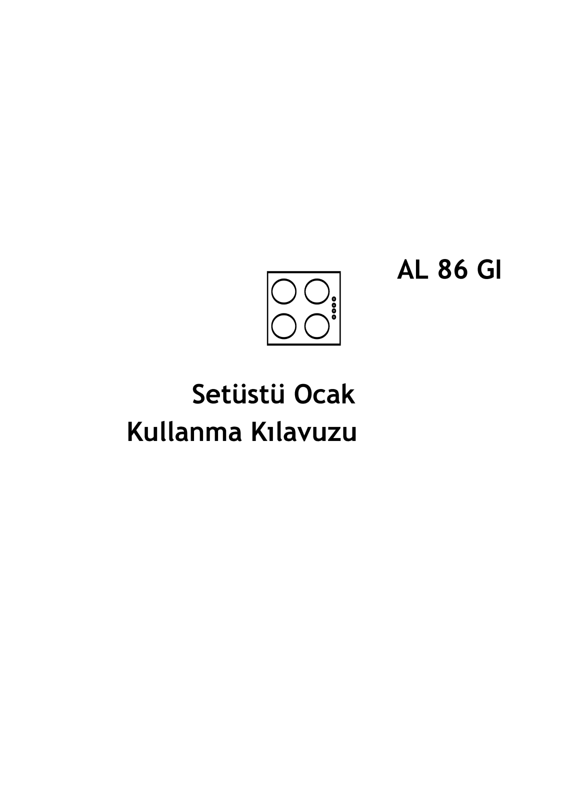 Altus AL86GI User manual