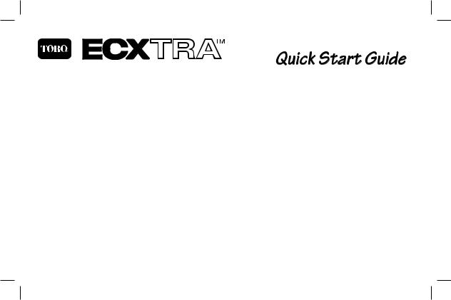 Toro 53794 Quick Start Manual