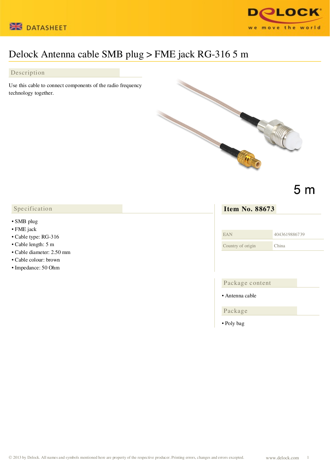 DeLOCK 88673 User Manual