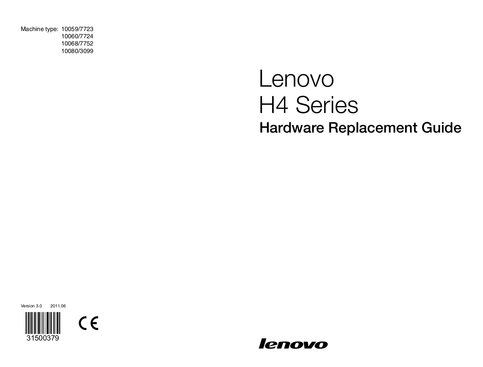 Lenovo H415 User Manual