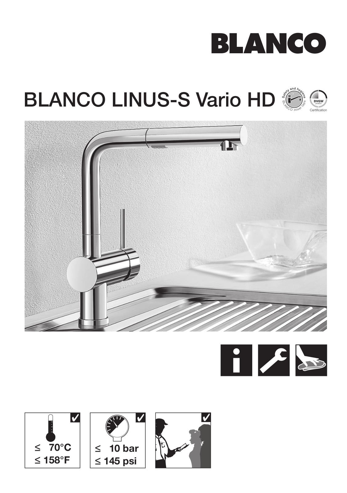 Blanco LINUS-S Vario HD User Manual