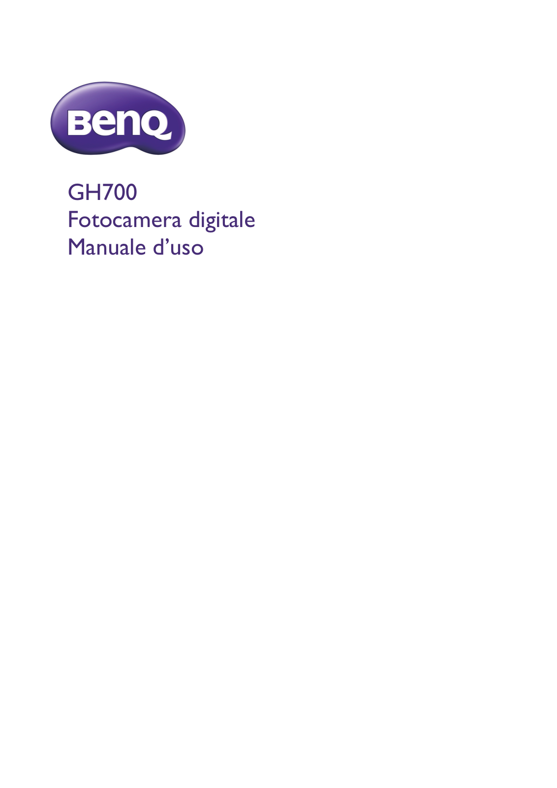 BenQ GH700 User Manual