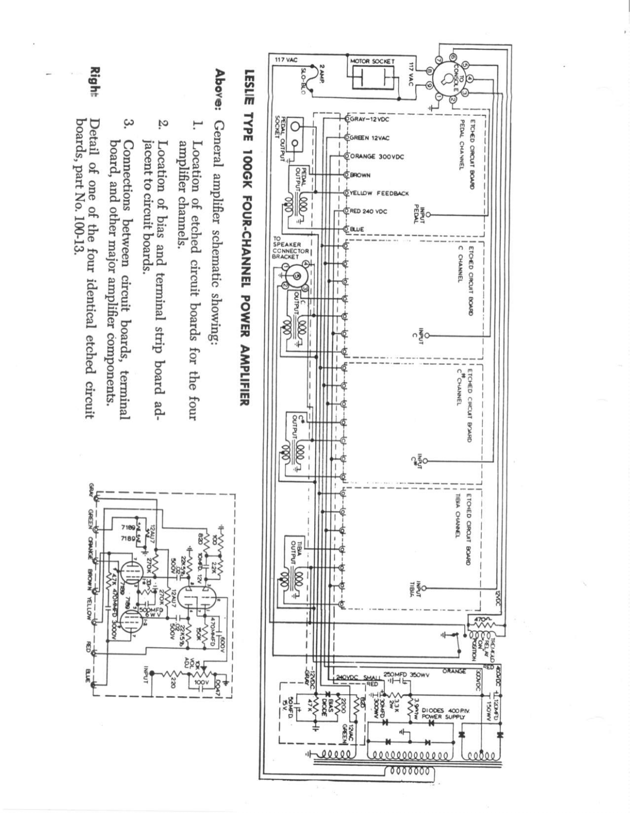 Leslie 100gk schematic