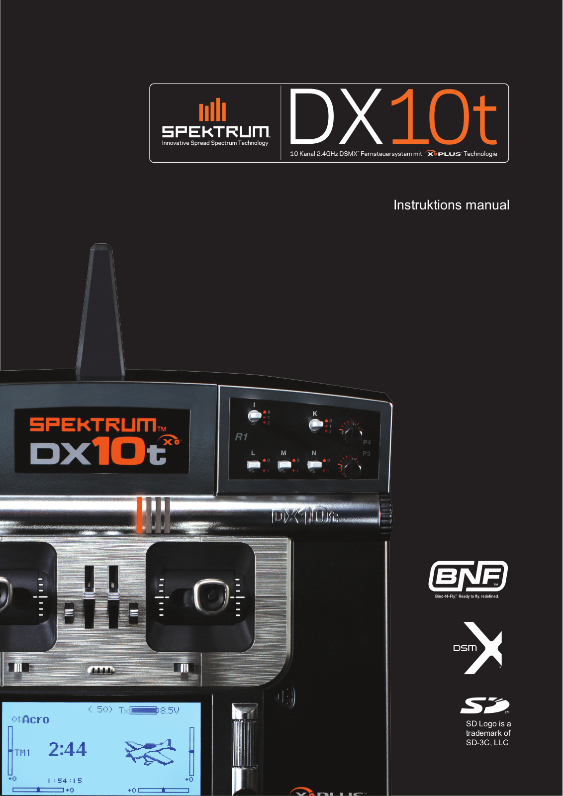 Spektrum DX10t Instruction Manual