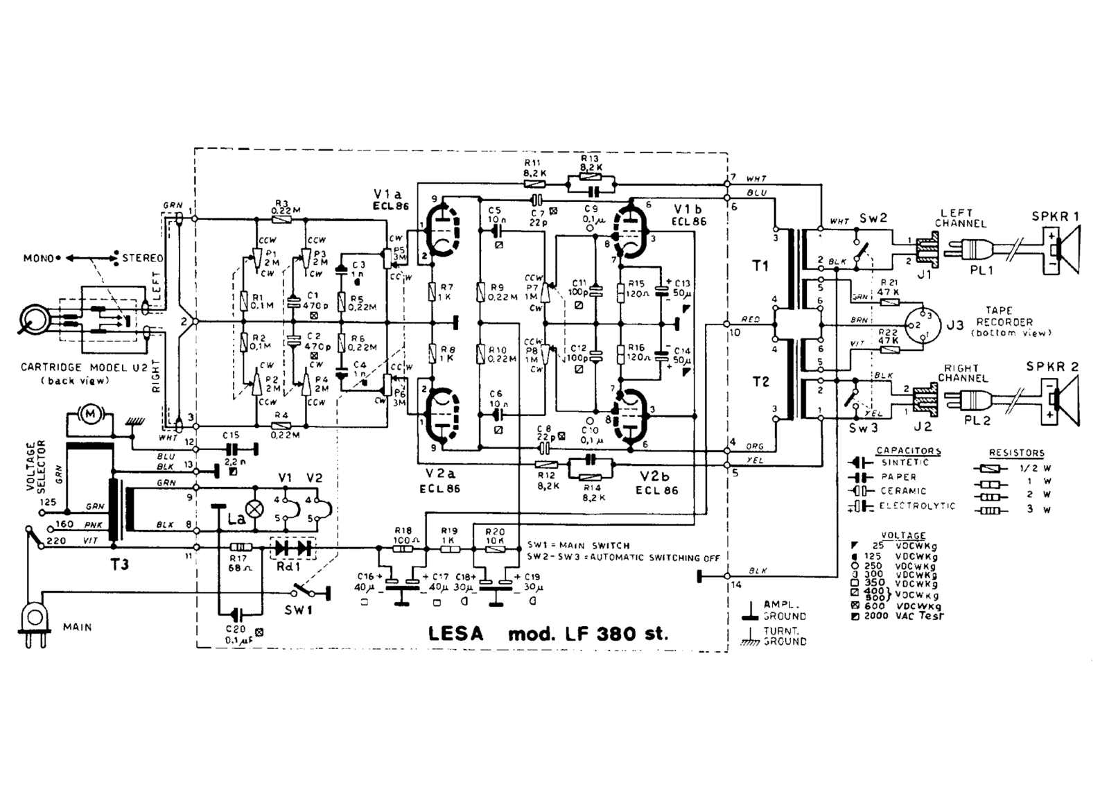 LESA LF380 Diagram - ManualMachine.com