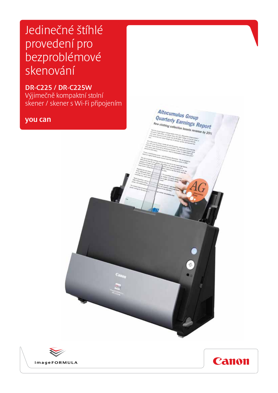 Canon DR-C225, DR-C225W BROCHURE