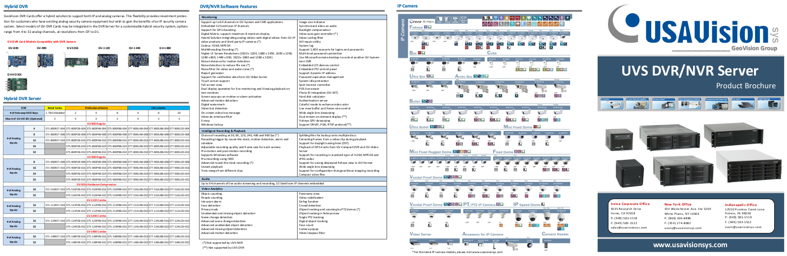 Geovision UVS-NVR-NC5C4-C32 Brochure