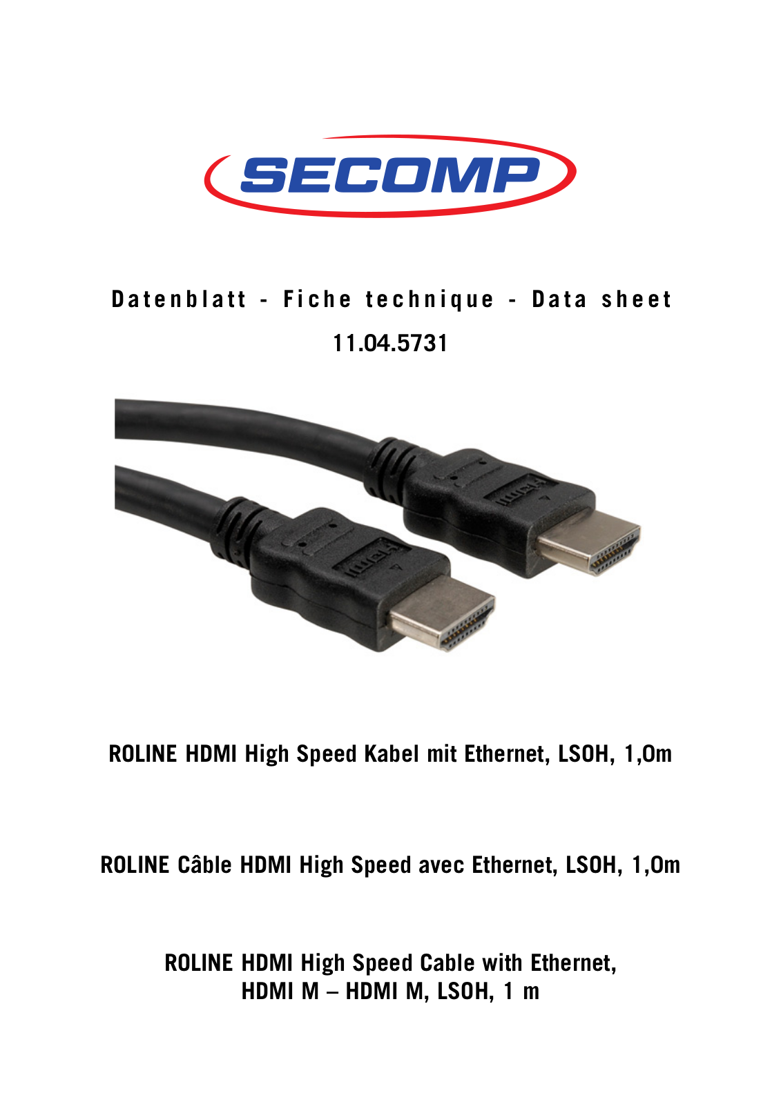 ROLINE 11045731 Datasheet - ManualMachine.com